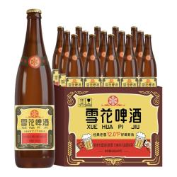雪花 啤酒经典沈阳老雪花640ml*15瓶猫屋礼盒