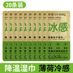 降温冰巾湿巾 加大款 1片*20包