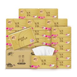 清风 原木纯品金装系列 抽纸