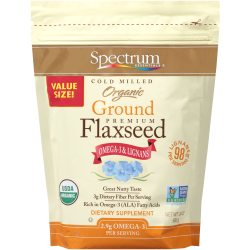 Spectrum 磨碎有机优质亚麻籽粉 Omega-3 高膳食纤维 烘焙 680g