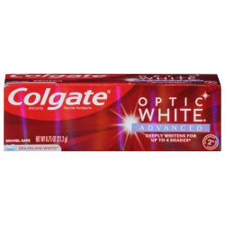高露洁 Optic White 高级牙齿美白牙膏,亮白色 - 21.3 克