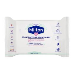 妙儿康 澳大利亚直邮Milton 抗菌表面湿巾 30包