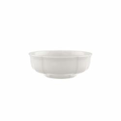 Villeroy &amp; Boch 德国唯宝 谷物碗 陶瓷 可微波加热 1件装 白色 Manoir Reliefs 可洗碗机清洗 可微波加热