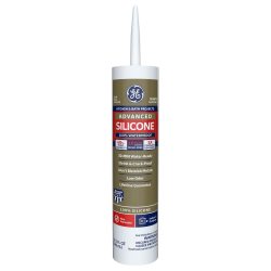 GE Sealants GE 厨卫白色硅胶密封剂 298ml 美缝填缝剂 强力粘合 防裂防水防霉