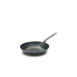 De Buyer Coupe Lyonnaise Diamètre 24 煎锅蓝色金属黑色