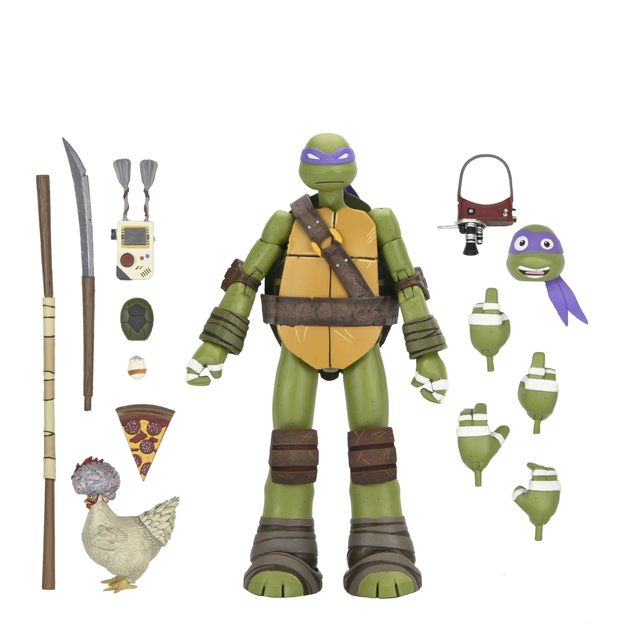 NECA - 忍者神龟(2012 年卡通)- 7 英寸(约 17.8 厘米)比例可动公仔 - 终极多纳特罗