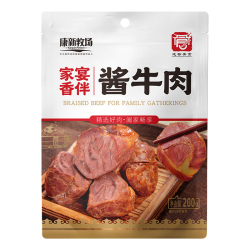 康新牧场 草原酱牛肉卤肉开袋即食代餐下酒菜熟食家宴骨汤酱牛肉 即食牛肉 家宴酱牛肉净含量