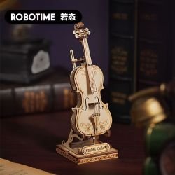 若来 TG大提琴可涂鸦手绘diy手工积木拼装玩具模型儿童生日礼物女男孩