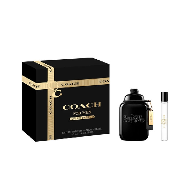 七夕好礼、今日必买：COACH 黑金都市男士香水套装 EDP浓香水 60ml+7.5ml