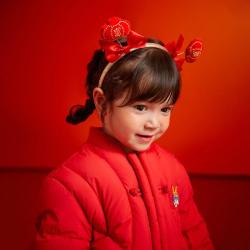 巴拉巴拉 新年季红色女童发饰