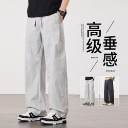 唐狮 2026秋季新款透气户外休闲裤宽松百搭凉爽阔腿裤