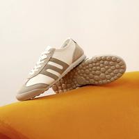 百丽 女鞋跑道复古薄底德训鞋秋季运动休闲鞋