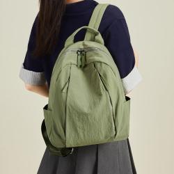 热风 时尚双肩包女轻便旅行双肩包电脑包高级感轻奢背包女