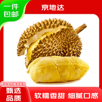 京地达 泰国金枕头榴莲 净重2-2.5斤 1个装鲜果 生鲜水果源头直发
