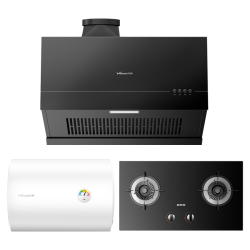 万和 顶吸抽排16风量5kW燃气灶具电热水器 H06C X1(天然气) T4P