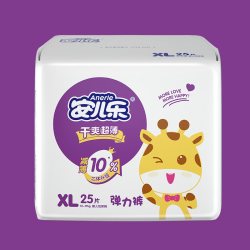 安儿乐 干爽超薄拉拉裤纸尿裤M-3XL码大吸量尿不湿婴儿官方正品