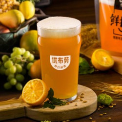 优布劳 精酿果味鲜打啤酒500ml