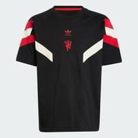 adidas 曼联足球休闲文化纯棉运动短袖 T 恤儿童夏季透气上衣