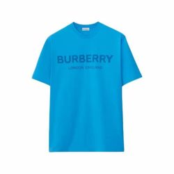 BURBERRY Logo印花圆领短袖T恤
