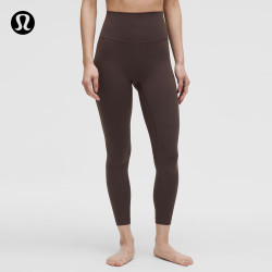 lululemon 丨Align™ 女士运动高腰紧身裤 24" LW5EJDA 浓缩咖啡色 XS