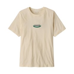 Patagonia 自营欧洲直邮PATAGONIA巴塔哥尼亚 95 Oval Logo男士棉质短袖T恤
