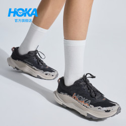 HOKA TORRENT 4 越野跑鞋 黑色/浅烟灰 女款 37