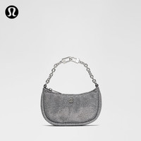 lululemon City Essentials Nano 女士单肩包 闪光 深银/石墨灰/银 O/S