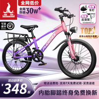 PHOENIX 星际 单速碟刹 粉紫 22英寸 山地自行车