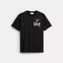 COACH 男士Apple有机棉T恤