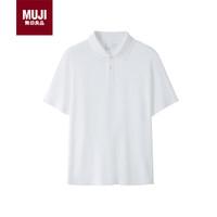 無印良品 MUJI 男士凉感珠地网眼短袖POLO衫 POLO衫