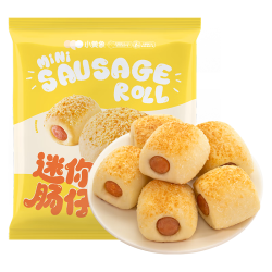 小黄象 迷你肠仔包100g*2袋（4个/袋）