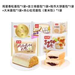 桃李 花式面包营养早餐零食糕点小面包吐司酵母组合装