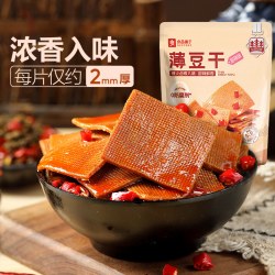 良品铺子 薄豆干 甜辣味 160g