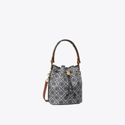 TORY BURCH T MONOGRAM 斜挎水桶包 181372