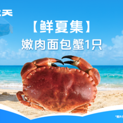 嫩肉面包蟹1只