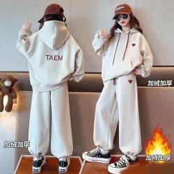 女童套装春秋2025新款女童装儿童秋季卫衣运动服大童女孩秋装衣服