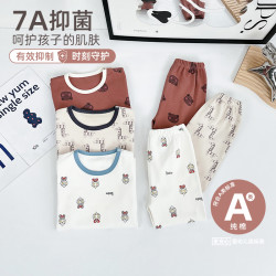 悠悠童话 儿童家居服保暖男童睡衣2024新款秋冬装SD-JJF24003