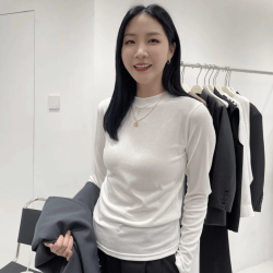螺纹弹力纯色小立领打底衫秋冬季半高领百搭显瘦上衣长袖女t恤