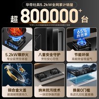 华帝 燃气灶天然气煤气灶家用双灶台液化气补贴炉灶具71B