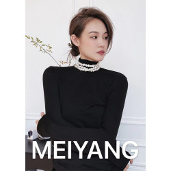 美洋 A美洋MEIYANG秋冬肌底液打底衫套头黑色百搭修身半高领
