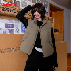 鸭鸭 YAYA鸭鸭羽绒服女款爆款2025新款正品90绒爆款洋气女款短款外套