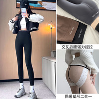 秋冬加绒鲨鱼裤加厚保暖外穿高腰收腹提臀特厚打底裤蚂蚁腰芭比裤