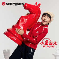 onmygame 儿童糯糯衣「新年战袍」限定大红色T恤26新款