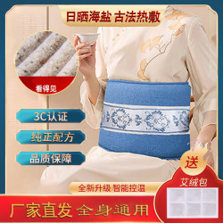 电加热盐袋海盐电热袋子粗盐热敷包艾灸腰部带家用盐包