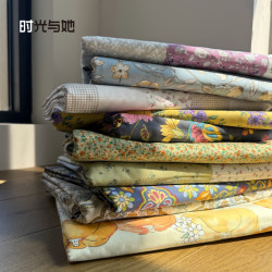 全棉印花被套单件复古风200×230cm220×240被罩套子