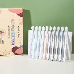 睿洁十彩缤纷礼盒软毛牙刷