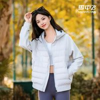 雪中飞 SNOW FLYING/雪中飞90鹅绒轻薄排骨羽绒服春秋服饰保暖男女装同款