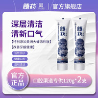 腾药 经典国货/腾药美洲大蠊活性肽护龈无氟牙膏120g牙科口腔渠道深层