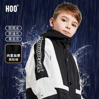 HOO 防风儿童冲锋衣春秋大童新款中大童童装连帽外套9294