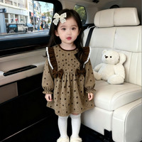 秋冬外穿女宝宝罩衣儿童吃饭围兜婴儿饭兜防水防脏公主裙围裙护衣